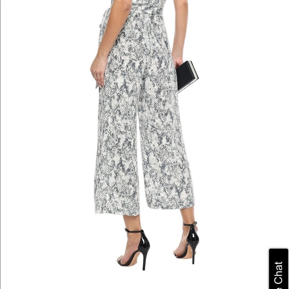 New L'agence Jaelyn Python Print Silk Jumpsuit - image 5